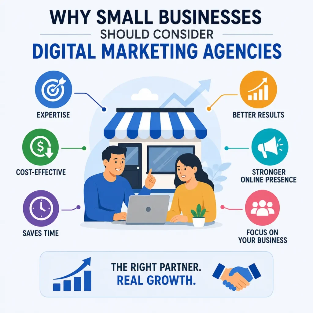 Read Now 10 Benefits Of A Digital Marketer For Small Businesses Why small businesses should consider digital marketing agencies
