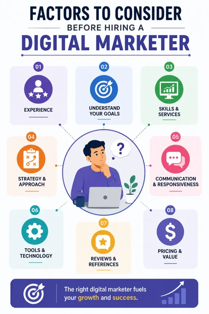 Read Now 10 Benefits Of A Digital Marketer For Small Businesses Factors to consider before hiring a digital marketer