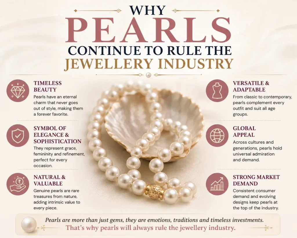 why pearls continue to rule the jewellery industry