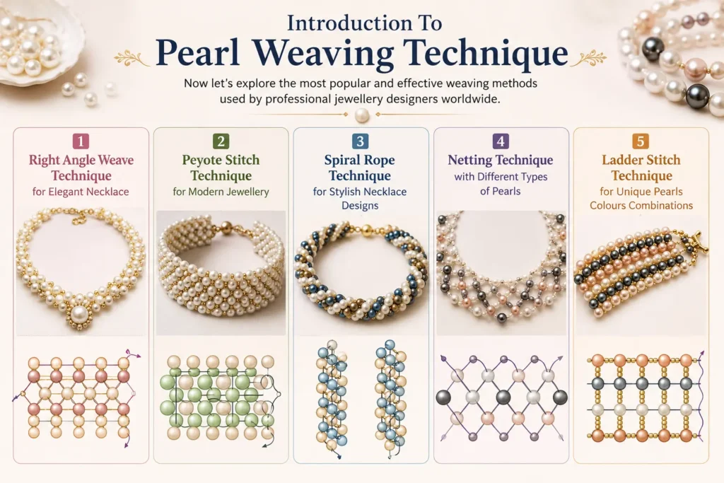 introduction to pearl weaving techniques