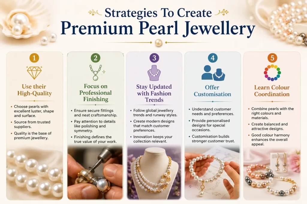 strategies to create premium pearl jewellery