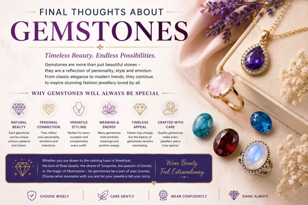 Top 5 Gemstones Used in Fashion Jewellery: A Complete Guide for Style Enthusiasts final thoughts about gemstones
