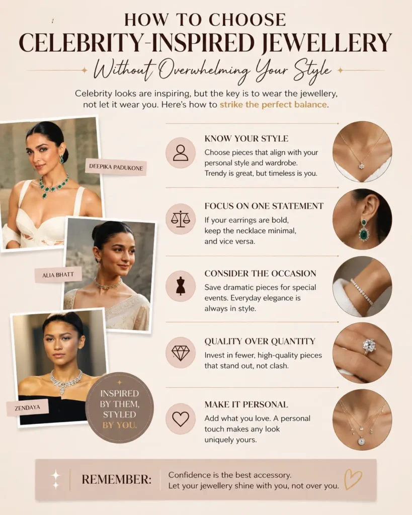 Top 5 Fashion Jewellery Trends Inspired by Celebrities how to choose celebrity inspired jewellery