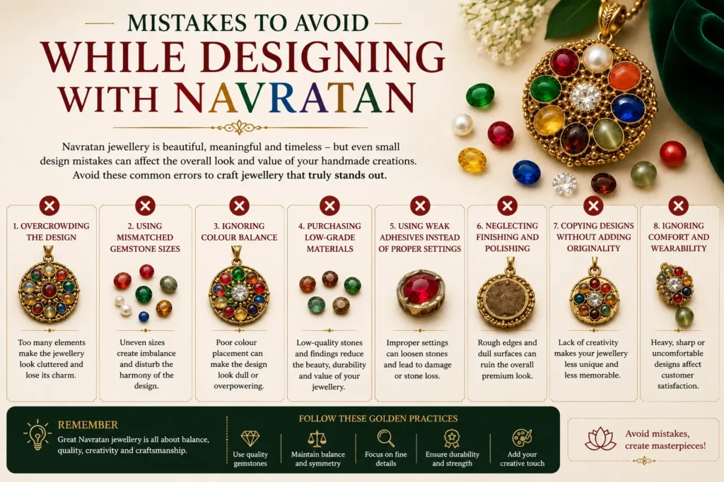 mistakes to avoid while designing with navratna